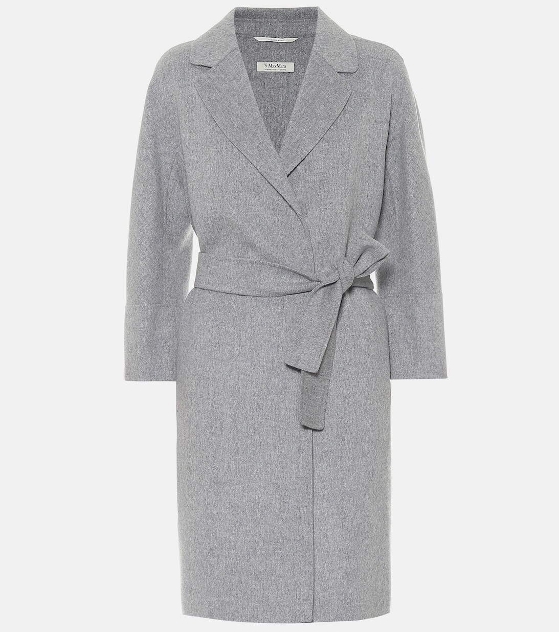 

Пальто Arona из натуральной шерсти с поясом 'S MAX MARA, серый