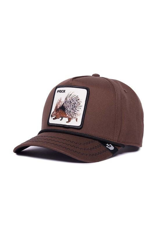 

Бейсбольная кепка из хлопка Porcupine Goorin Bros, коричневый