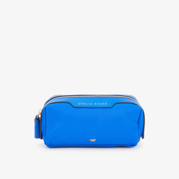 

Клатч Girlie Stuff из переработанного нейлона на молнии Anya Hindmarch, синий