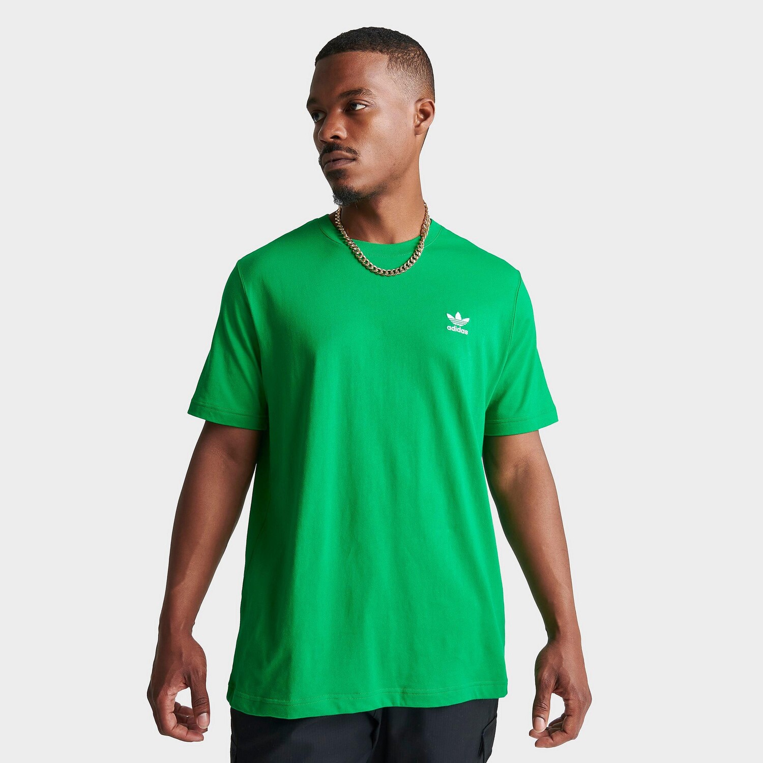 

Футболка adidas Originals Trefoil Essentials, зеленый
