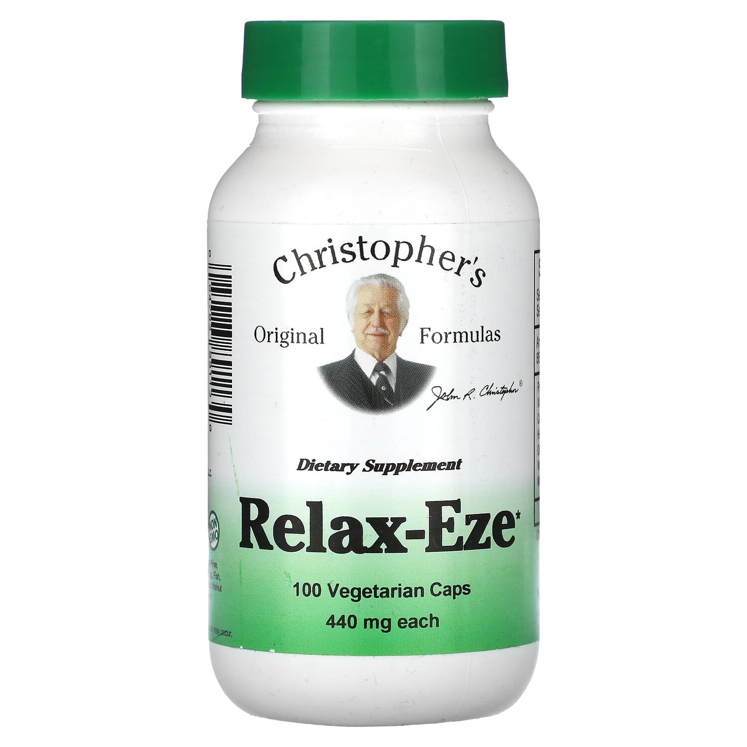 

Relax-Eze, 440 мг, 100 вегетарианских капсул, Christopher's Original Formulas