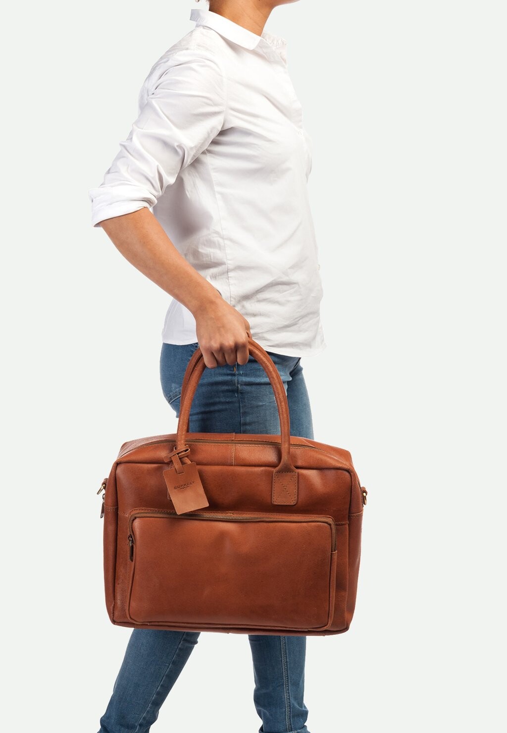 

Портфель VINTAGE Burkely, цвет cognac