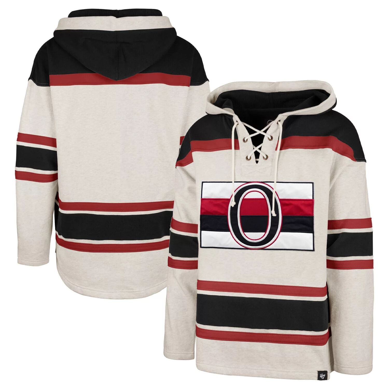 

Мужская толстовка со шнуровкой и пуловером Ottawa Senators Rockaway '47 Oatmeal