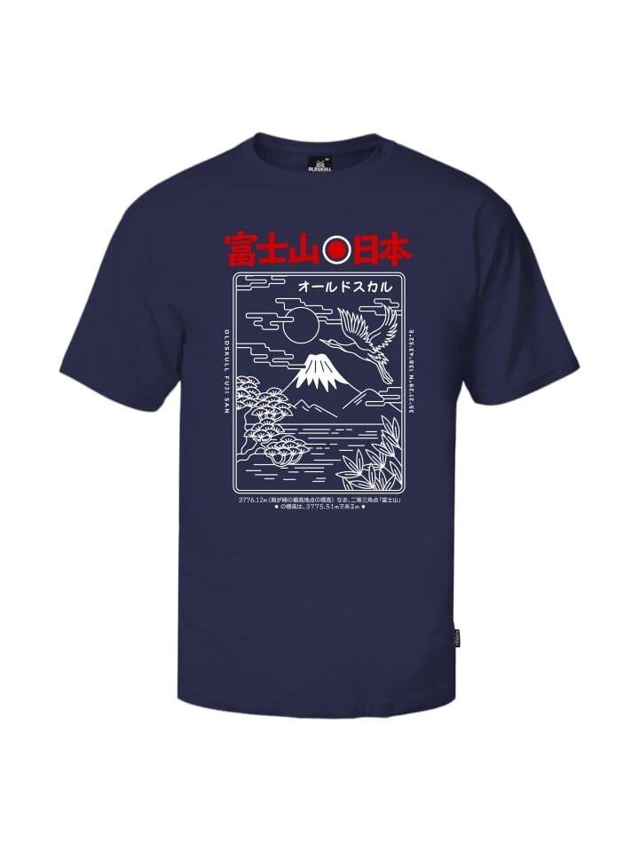 

Футболка OLDSKULL Asian Futeesan Logo Graphic, цвет blau-schwarz