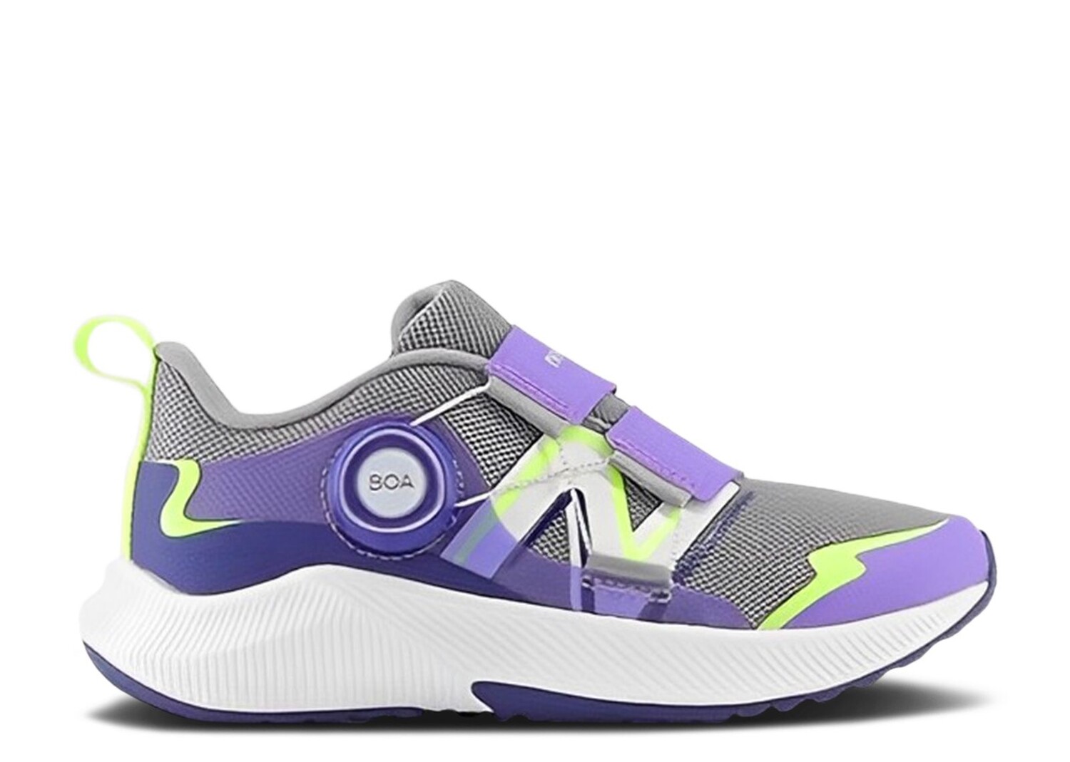 

Кроссовки New Balance Dynasoft Reveal V4 Boa Little Kid Wide 'Shadow Grey Electric Indigo', серый