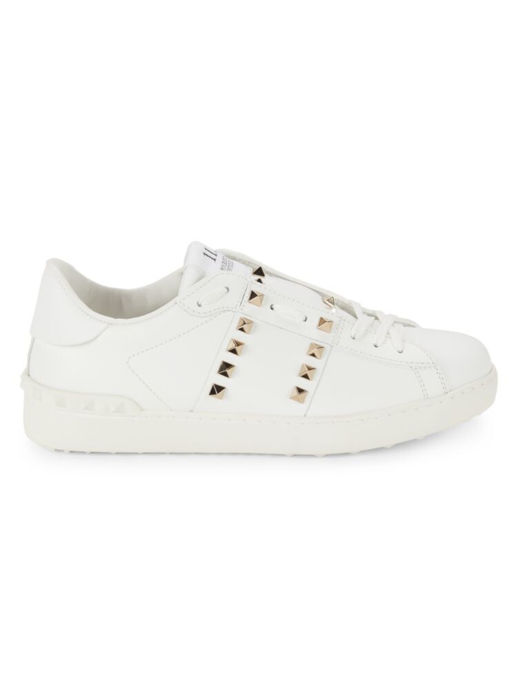 

Кожаные кроссовки Rockstud Valentino Garavani, цвет Bianco