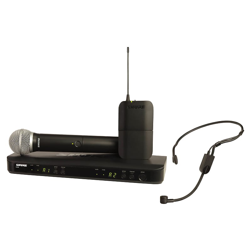 Микрофон Shure BLX1288 / P31-H10 комплект shure rk377 из двух сменных ветрозащит и прищепки для микрофона pga31