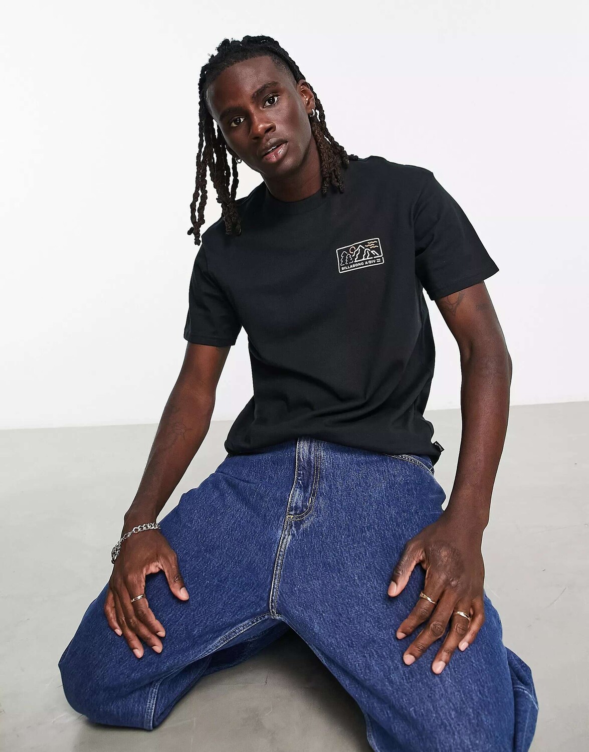 

Черная футболка Billabong Range, Черный