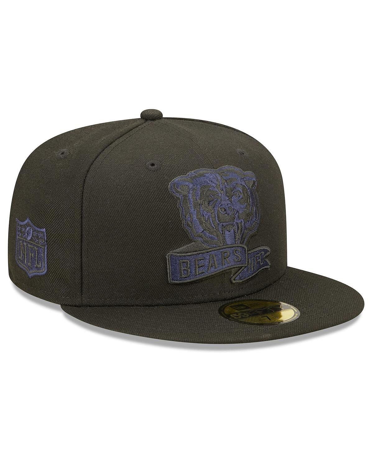 

Мужская черная приталенная шляпа Chicago Bears 2022 Sideline 59FIFTY Pop New Era