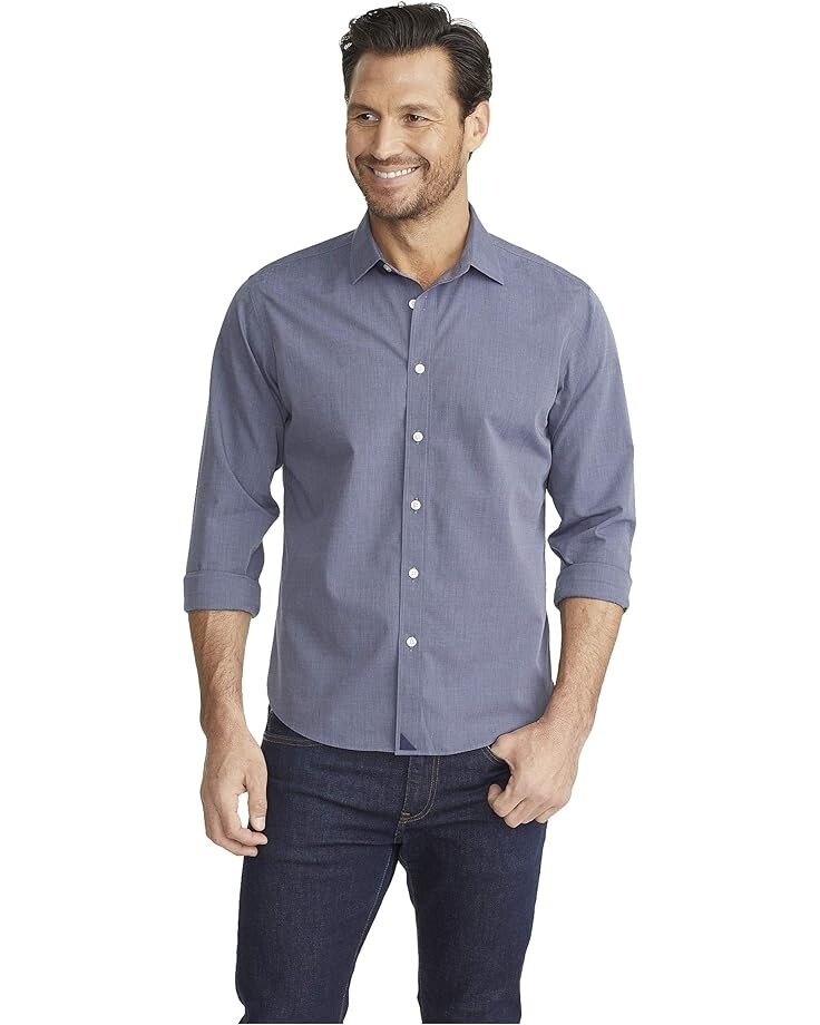 

Рубашка UNTUCKit Wrinkle-Free Orville Shirt, синий