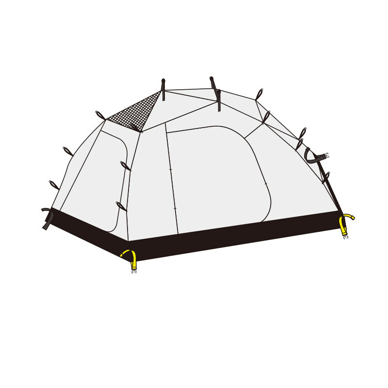 

Mobi Garden Outdoor полусферическая шаровая палатка для кемпинга, большая утолщенная непромокаемая палатка Commander Commander 185, внутренняя палатка