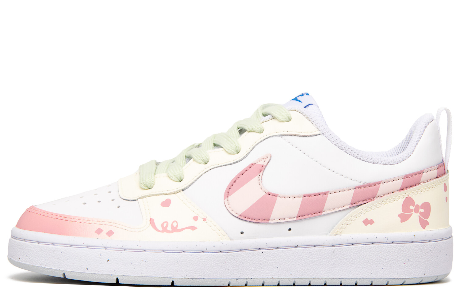 

Кроссовки Nike Court Borough Skateboarding Shoes Women's Low-top Beige/Pink, розовый