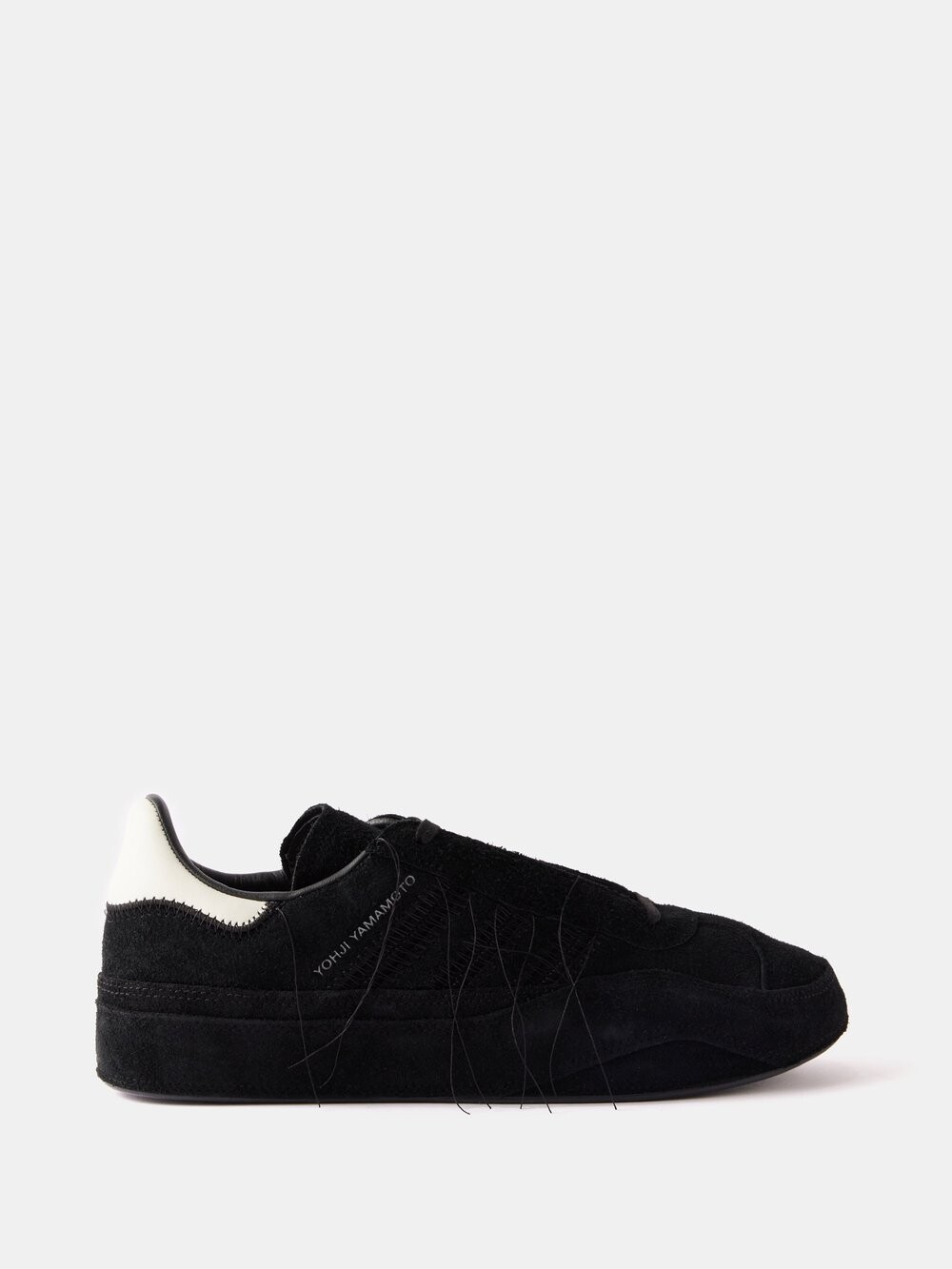 

Замшевые кроссовки gazelle с низким берцем Y-3, черный