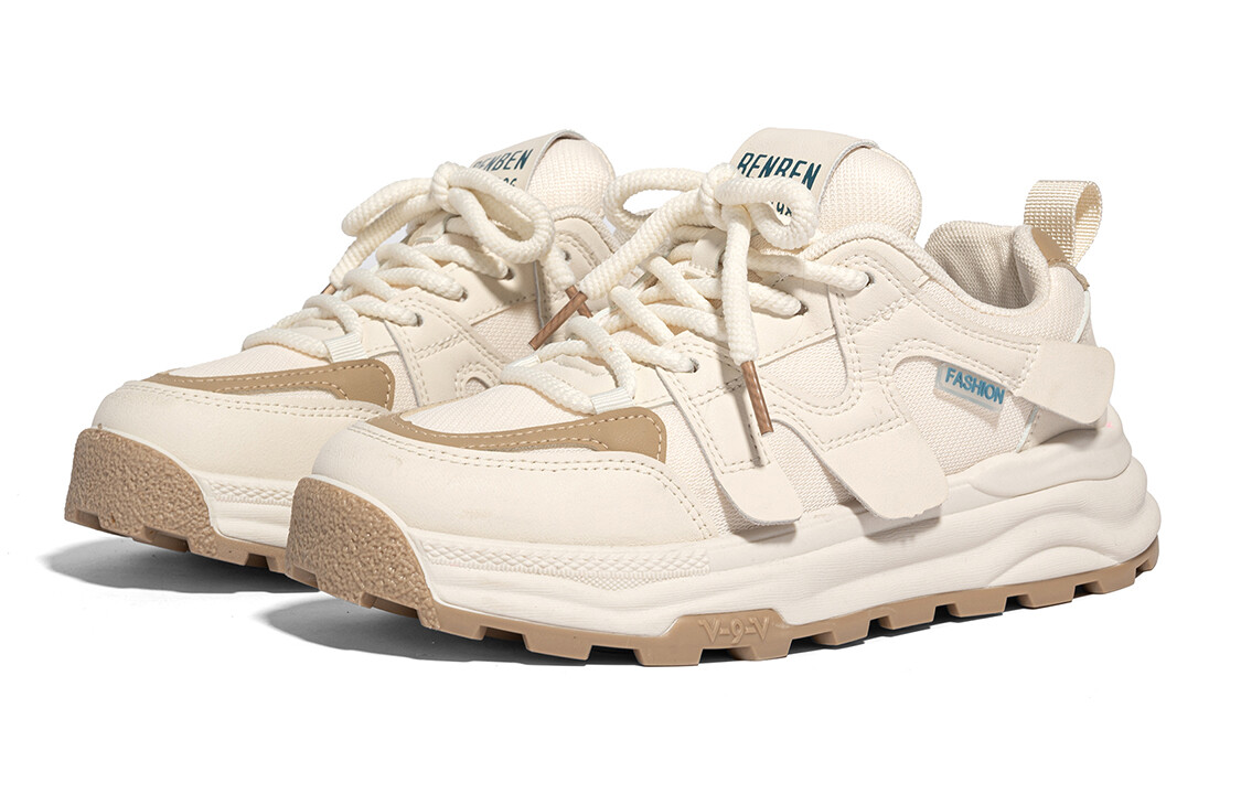 

Кроссовки Humanism 1986 Chunky Sneakers Women's, бежевый/красный