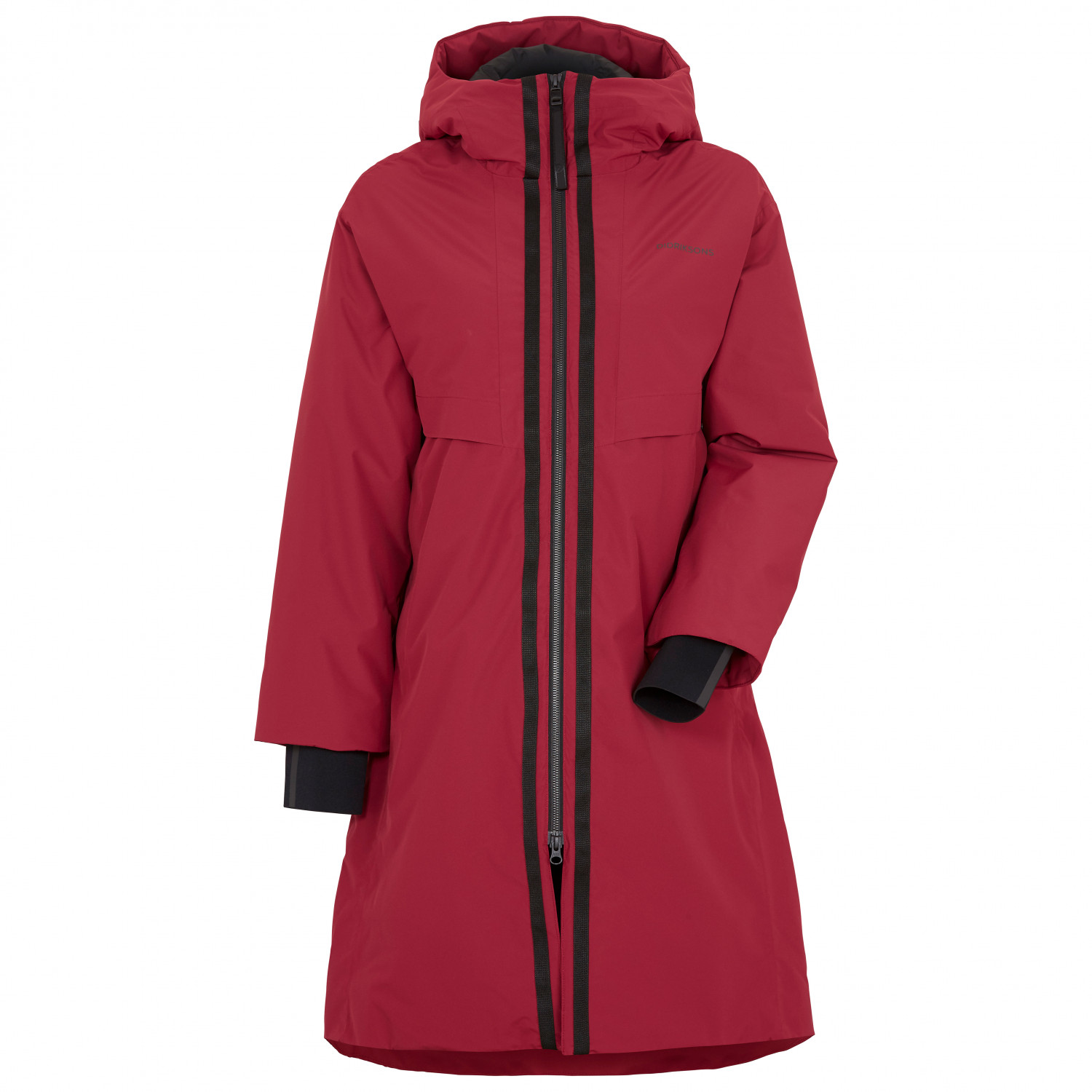 Пальто Didriksons Women's Aino Parka 4, цвет Ruby Red парка reebok outerwear urban fleece parka xs