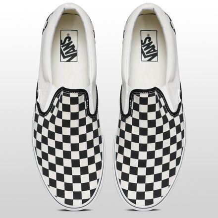 Классическая обувь без шнуровки Vans, цвет Black And White Checker/White
