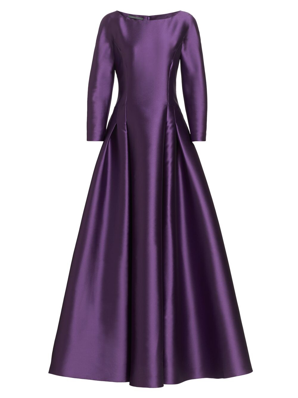 

Расклешенное платье из микадо Alberta Ferretti, фиолетовый