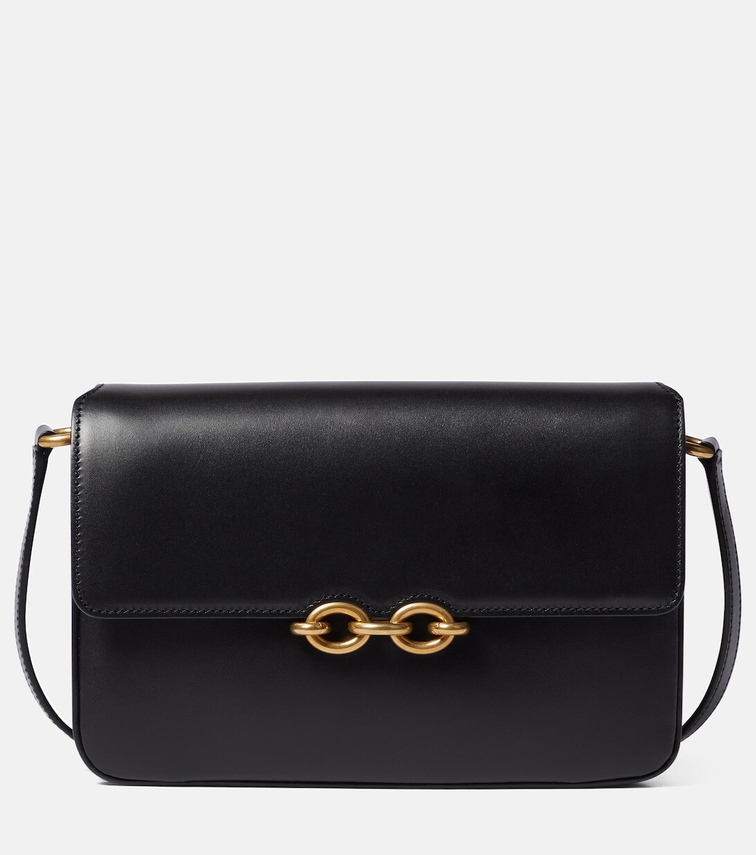 

Сумка через плечо Le Maillon из кожи Saint Laurent, черный