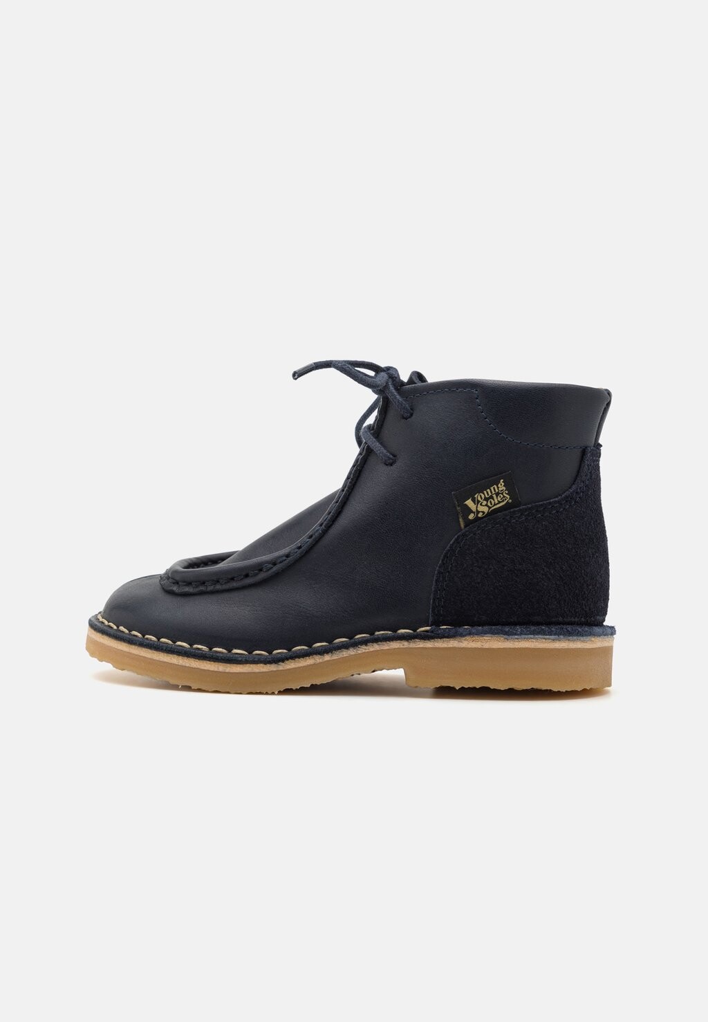 

Ботильоны на шнуровке BOOMER WALLABEE BOOT UNISEX Young Soles, цвет navy