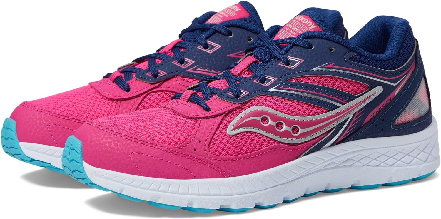 

Кроссовки Cohesion 14 LTT Saucony Kids, цвет Pink/Navy