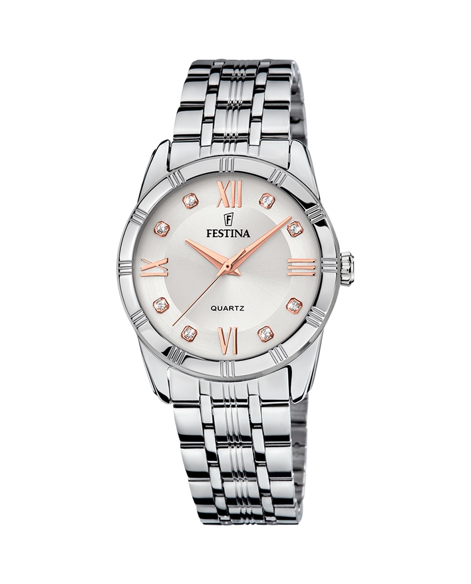 F16940/B Женские часы Mademoiselle из серебристой стали Festina, серебро