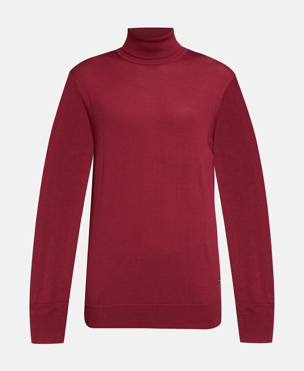

Джемпер из мериносовой шерсти Scotch & Soda, бордо