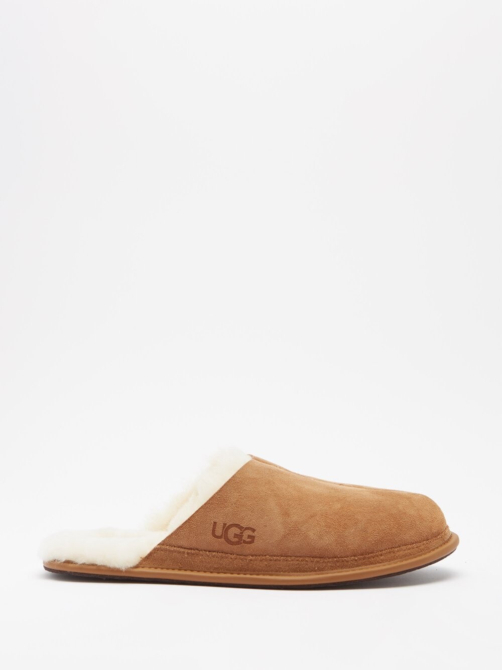 

Замшевые тапочки hyde на подкладке из овчины UGG, бежевый