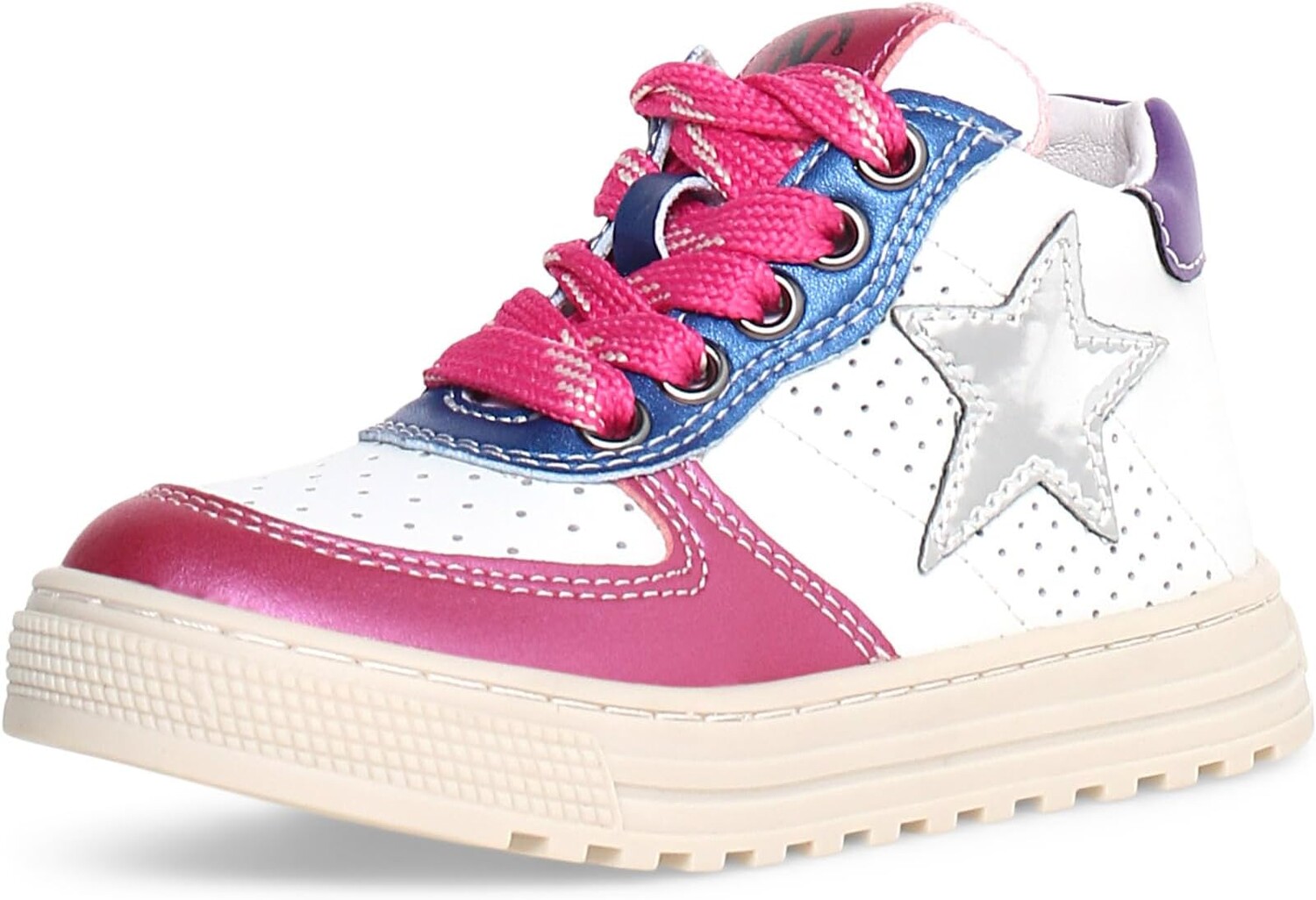

Кроссовки Hess High Zip Naturino, цвет White/Fuchsia