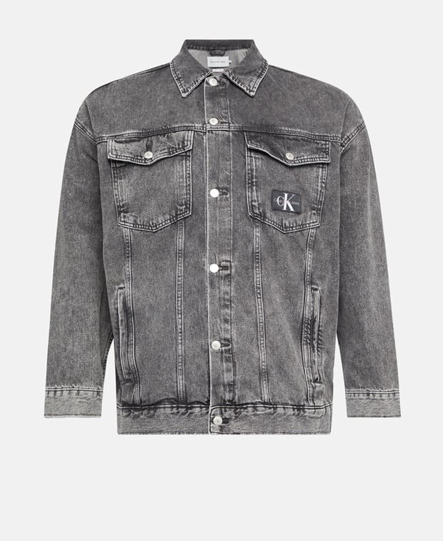 

Джинсовая куртка Calvin Klein Jeans, серый