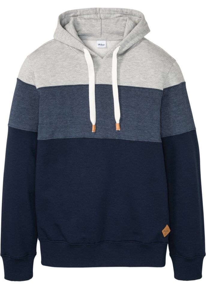 

Толстовка с капюшоном John Baner Jeanswear, синий