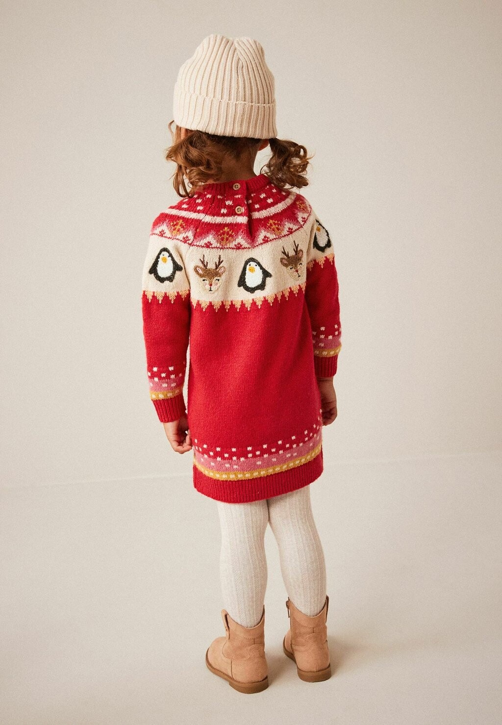 

Трикотажное платье Reindeer Next, красный
