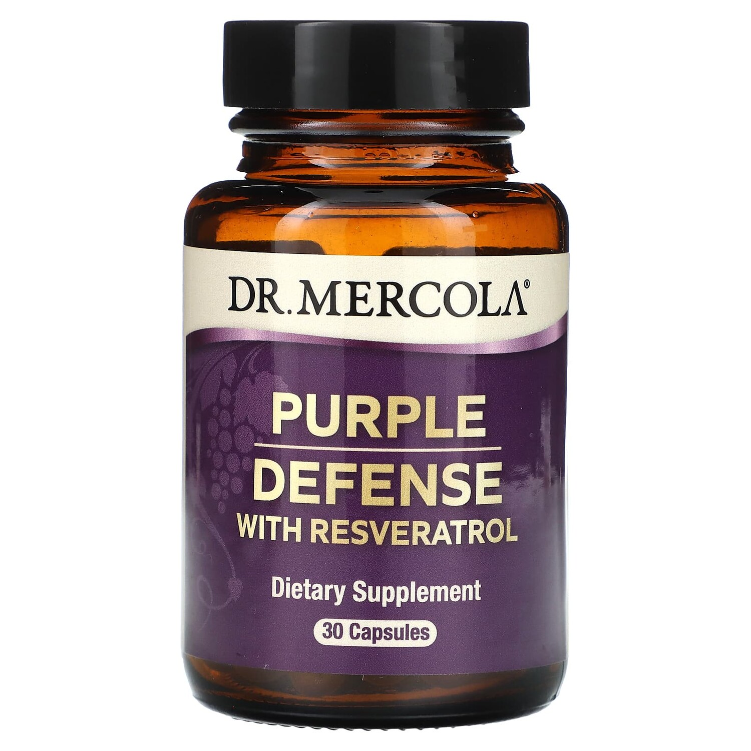 

Purple Defense, с ресвератролом, 30 капсул, Dr. Mercola