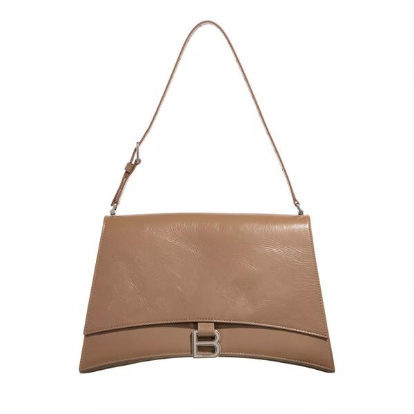 

Сумка crush sling bag 1212 mink grey Balenciaga, коричневый