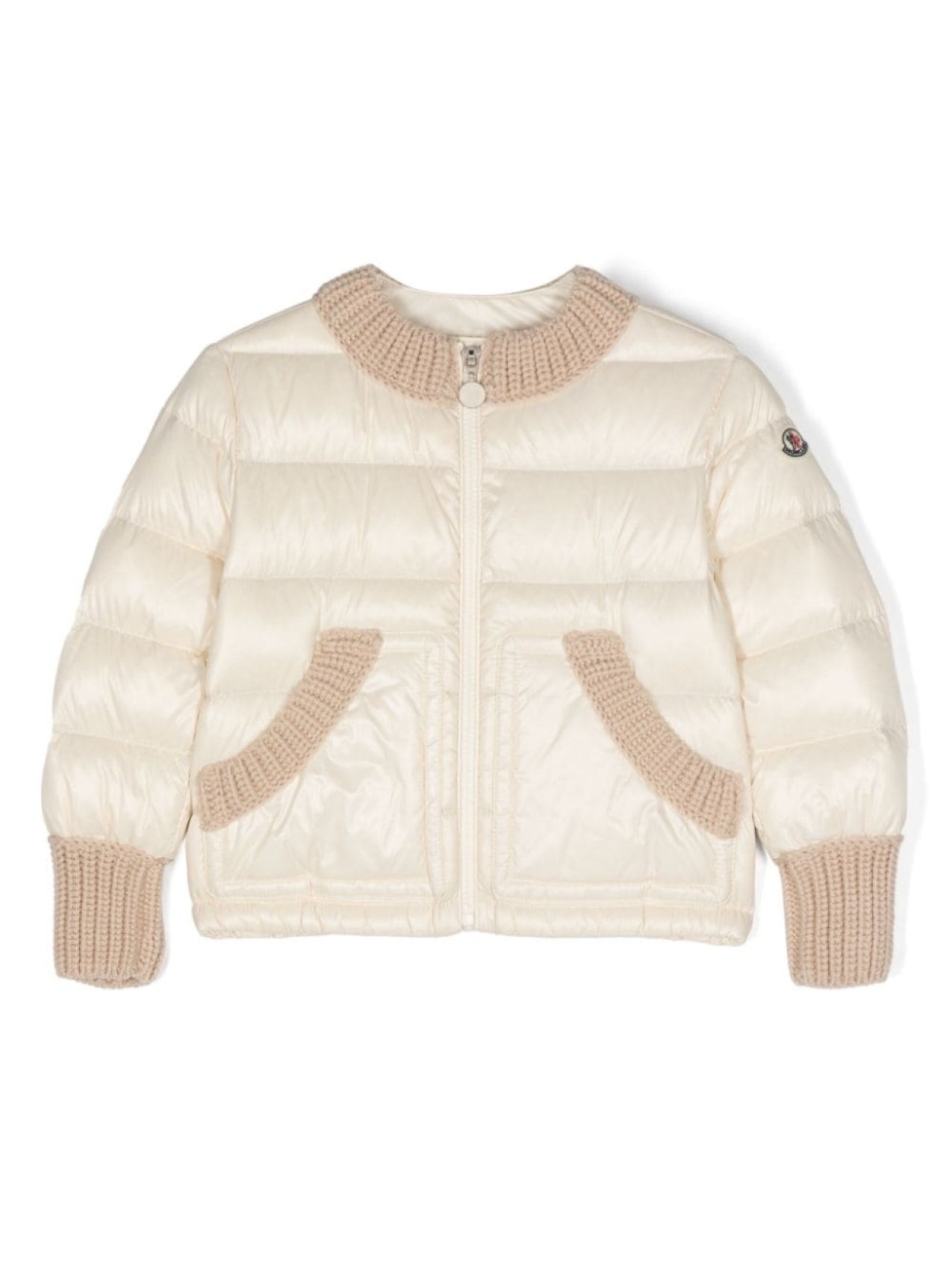 

Moncler Enfant пуховик Arcelot, белый