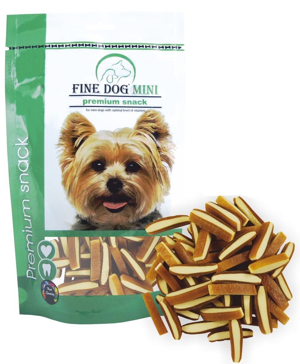 

Закуска для собаки Fine Dog Mini Strips Duck, 80 g