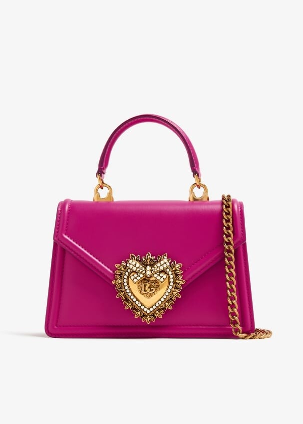

Сумка Dolce&Gabbana Small Devotion, розовый