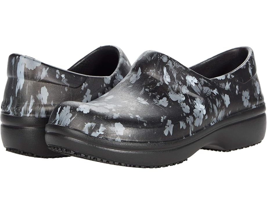 

Сабо Crocs Work Work Neria Pro II Graphic Clog, цвет White/Black Floral