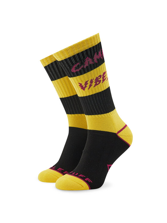 Высокие носки унисекс Poler, желтый носки высокие унисекс с надписями