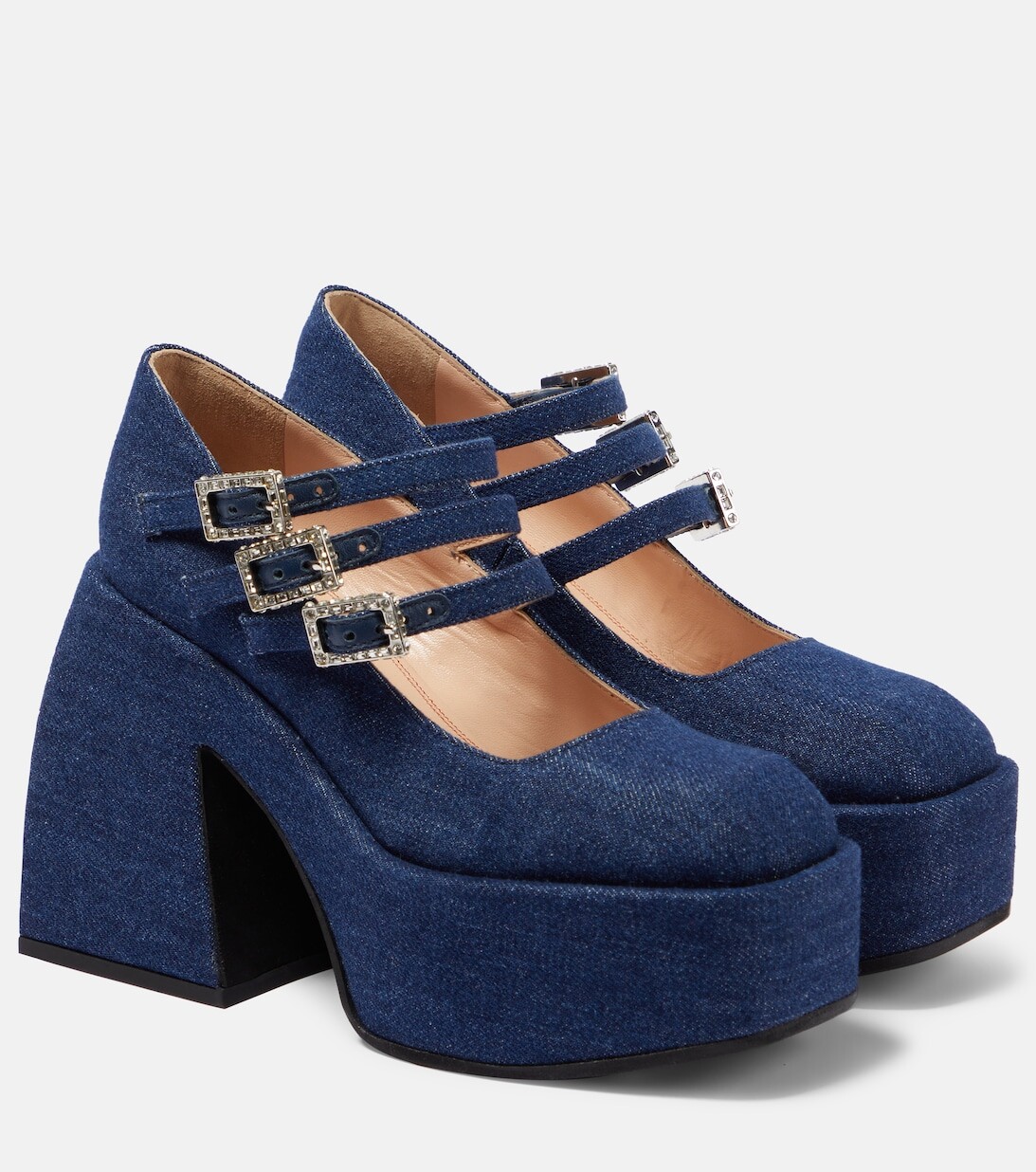 

Туфли-лодочки Bulla Marietta Mary Jane на платформе Nodaleto, синий