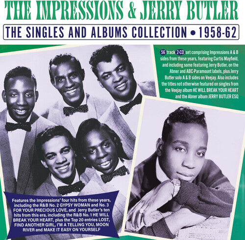 

CD диск Impressions / Butler, Jerry: The Singles And Albums Collection 1958-62
