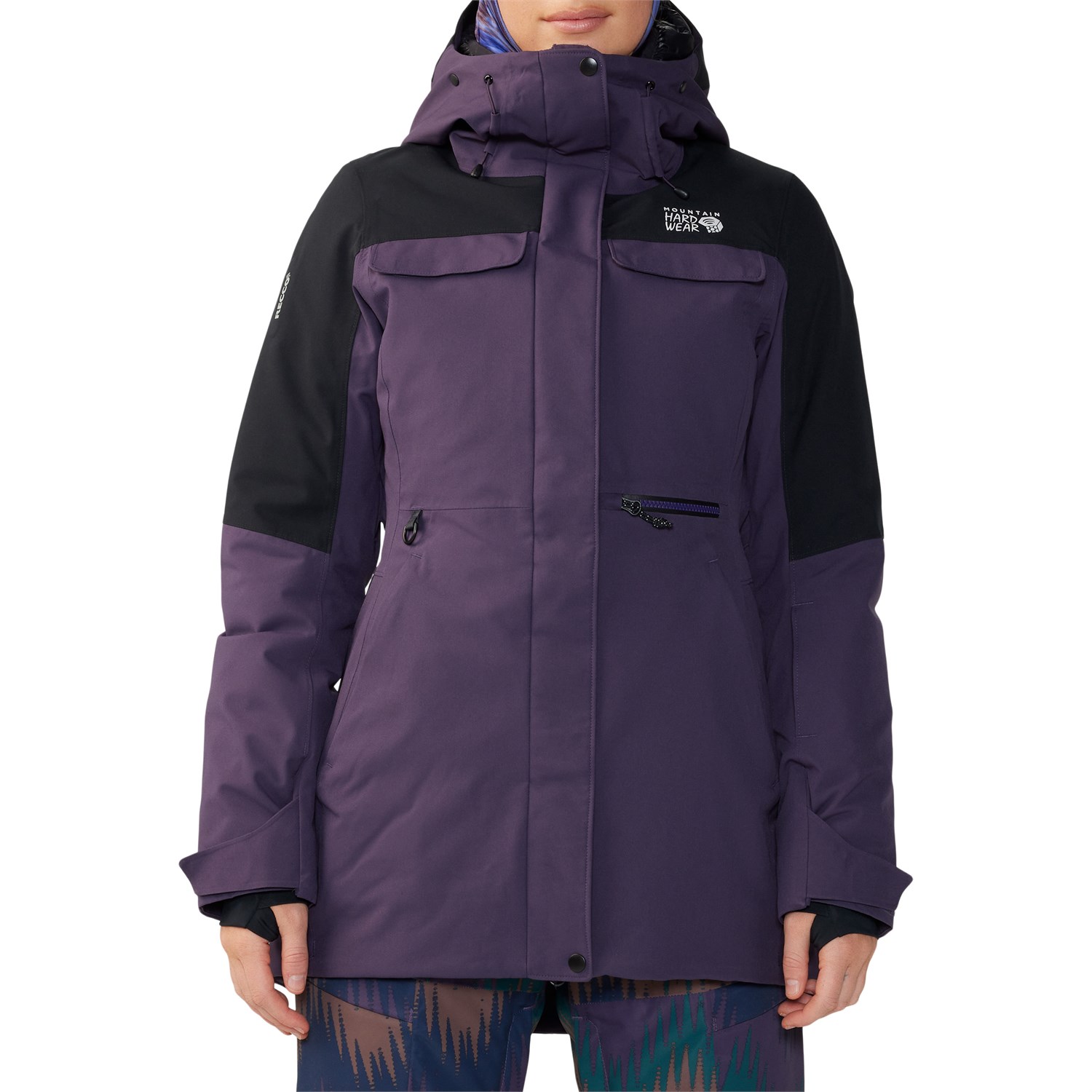 цена Парка Mountain Hardwear Powder Maven, цвет Blurple