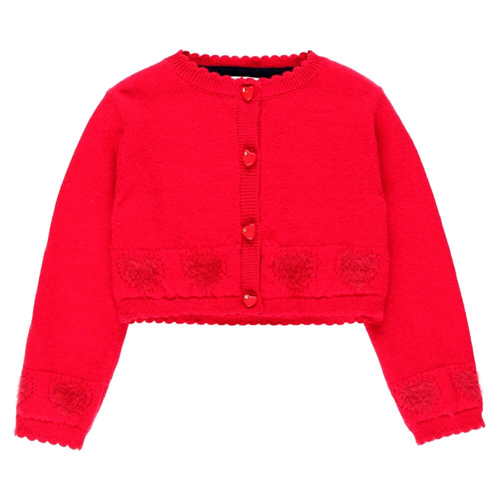 

Куртка Boboli Tricotosa Hearts, красный