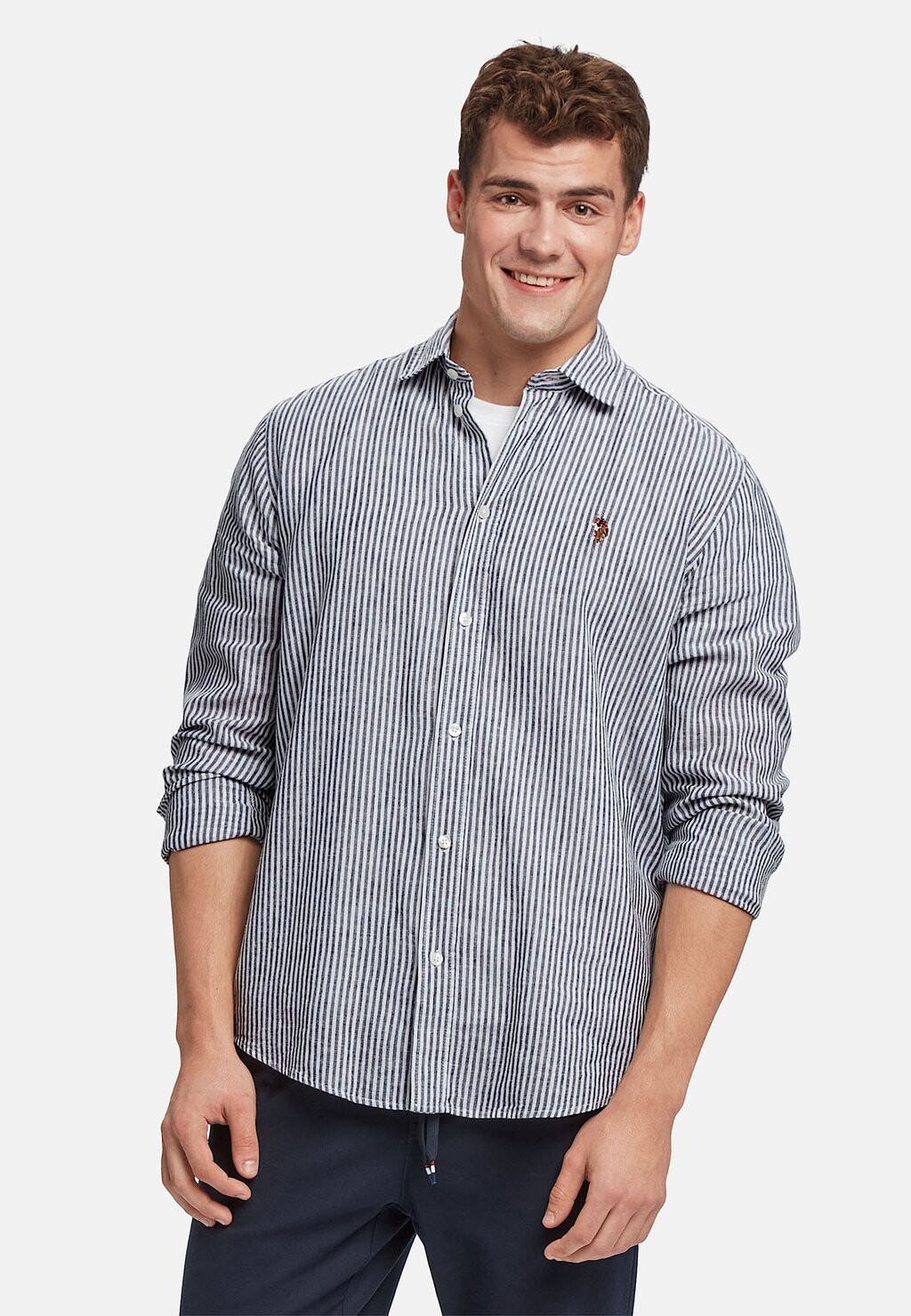 

Рубашка BOLT U.S. Polo Assn., цвет dark sapphire stripe