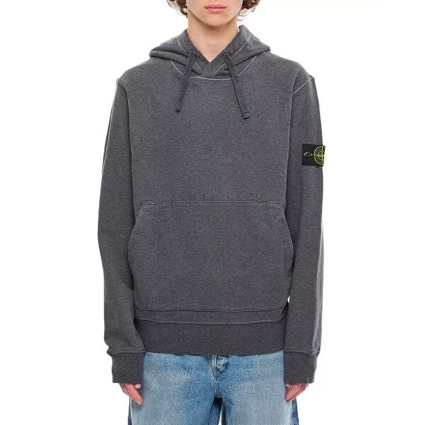 Футболка hoodie sweatshirt Stone Island, серый