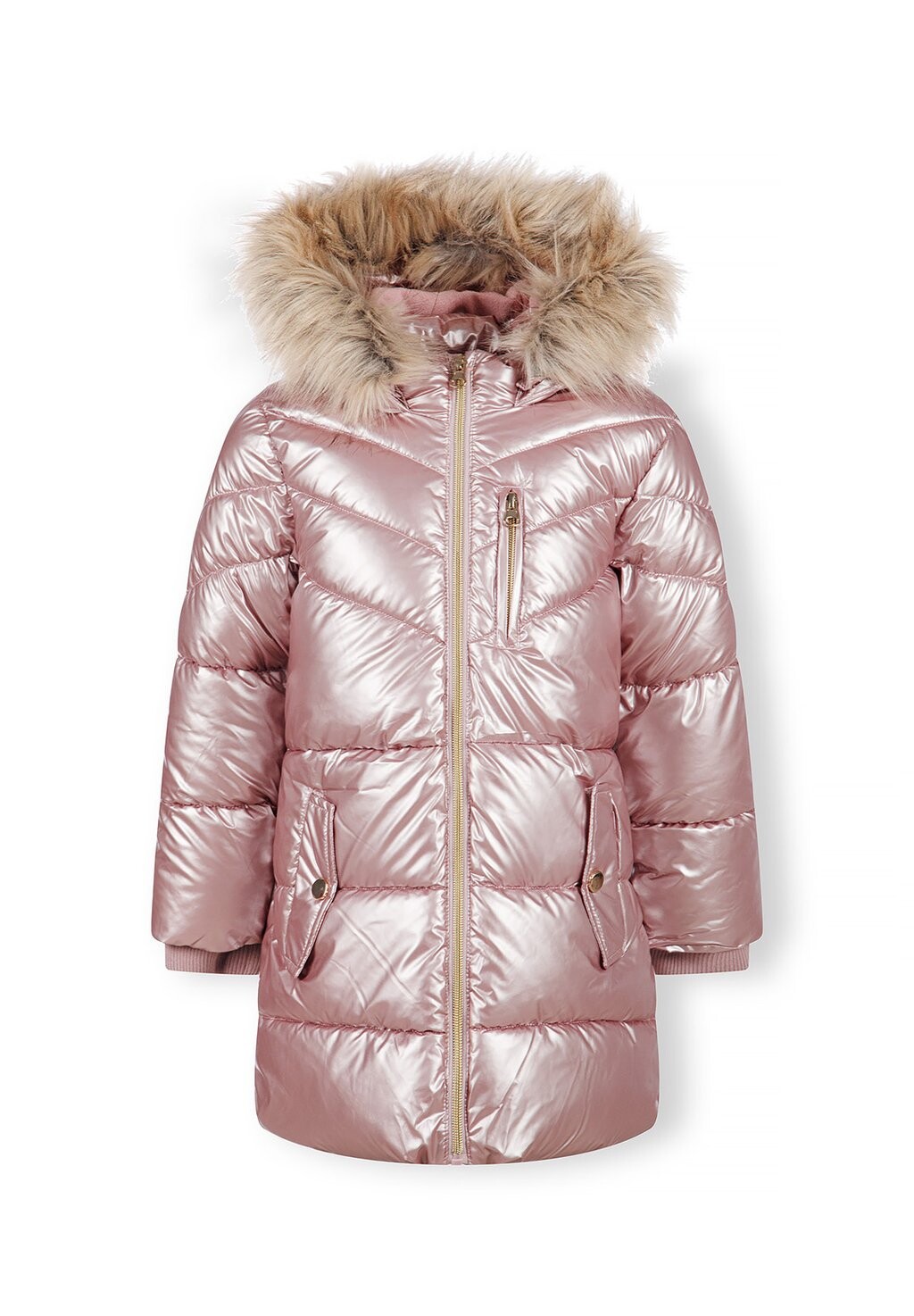 

Зимнее пальто Padder Puffer MINOTI, цвет pink camel