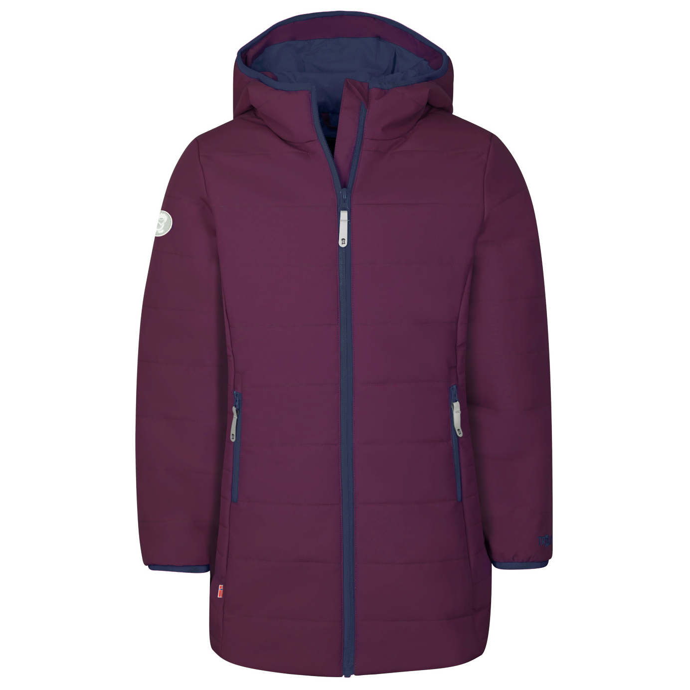 Пальто Trollkids Girl's Stavanger Coat, цвет Plum/Navy пальто dixi coat пальто зимнее