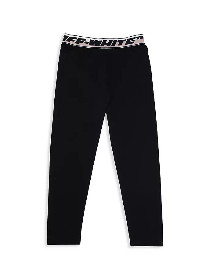 

Леггинсы с логотипом для маленьких девочек и девочек Off-White, черный