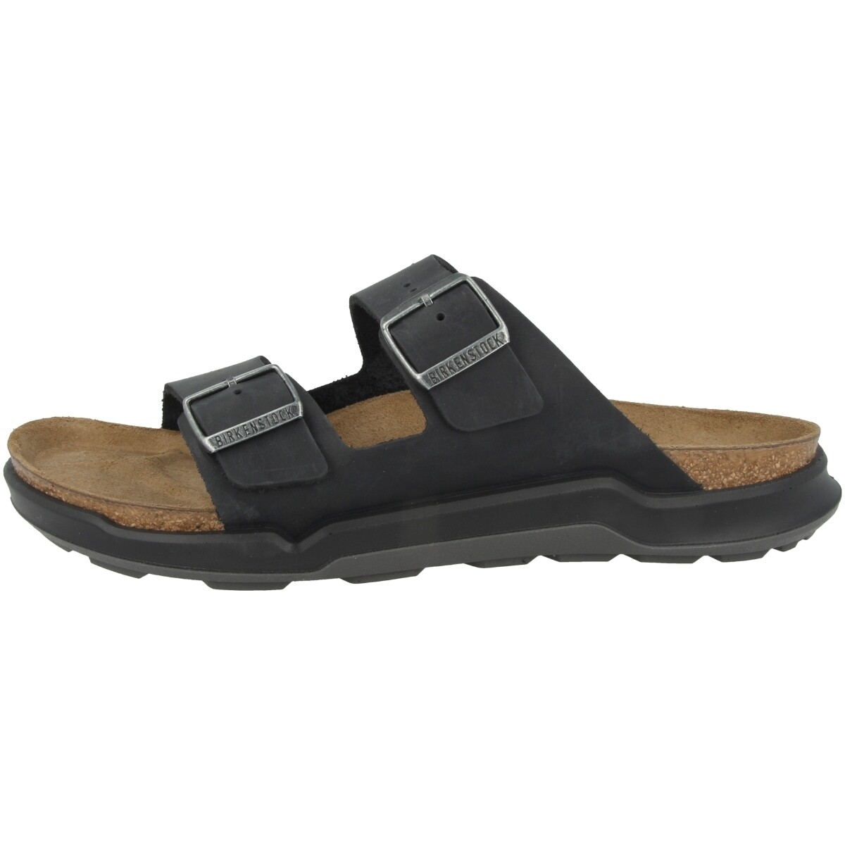 

Сандалии Birkenstock Arizona CT geöltes Nubukleder normal, черный