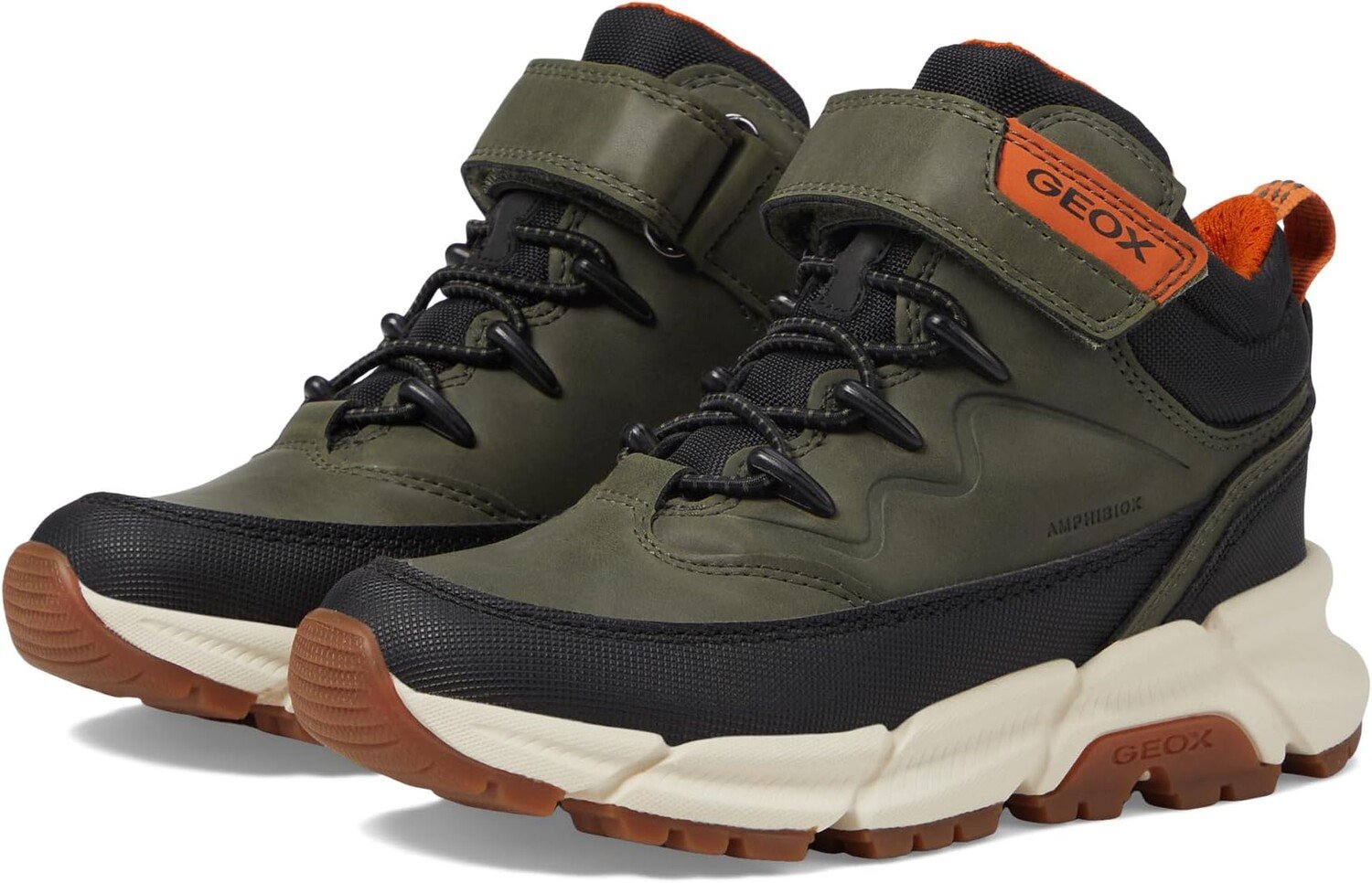 

Кроссовки Flexyper Plus 1 Geox, цвет Military/Orange