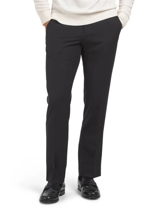

Брюки с тонкой османской текстурой Perry Ellis Portfolio, черный